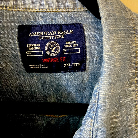 American Eagle | Vintage Fit | Women’s XXL | Pearl Snap Button - Picture 2 of 5